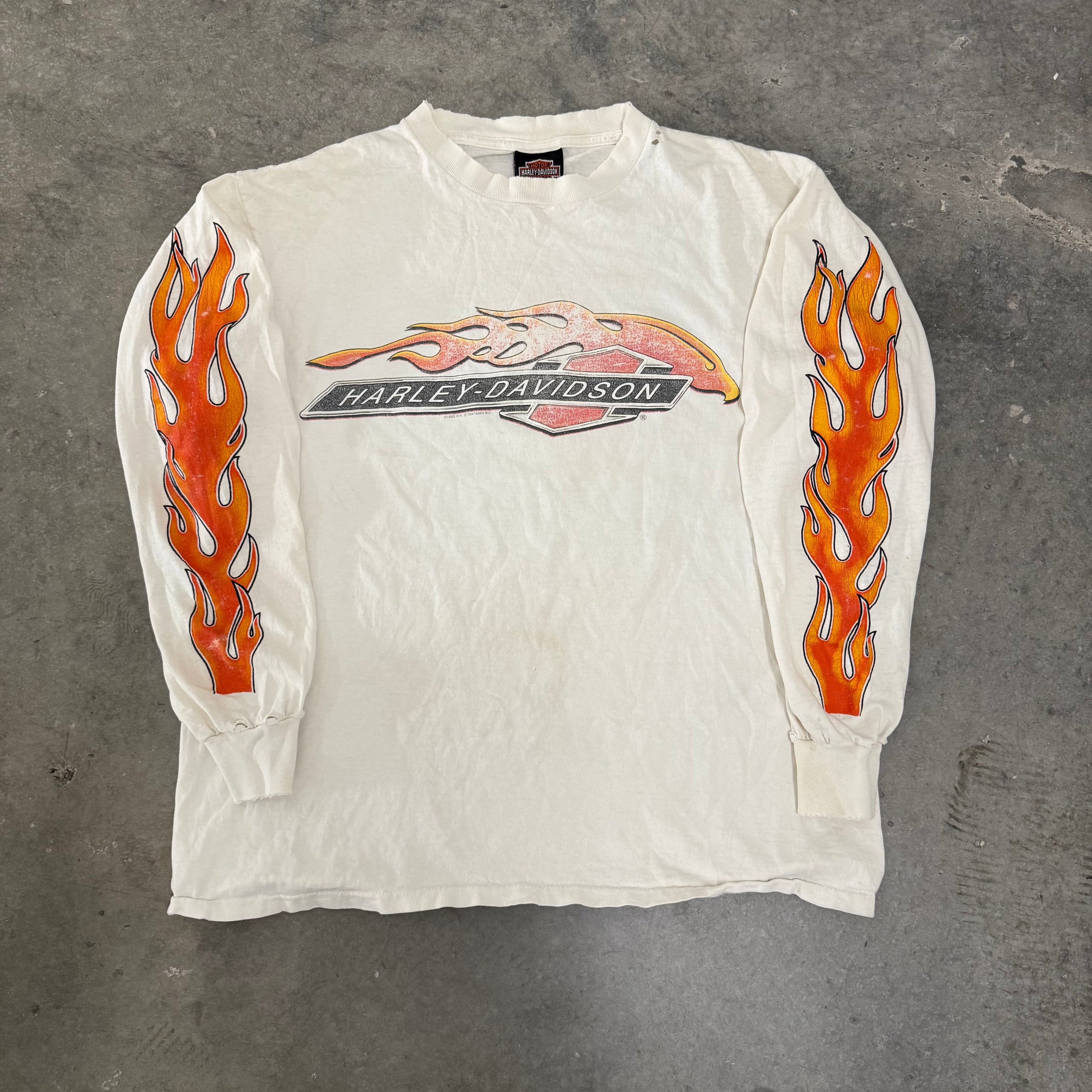 Harley Davidson eagle flame untamed grail large 90’s