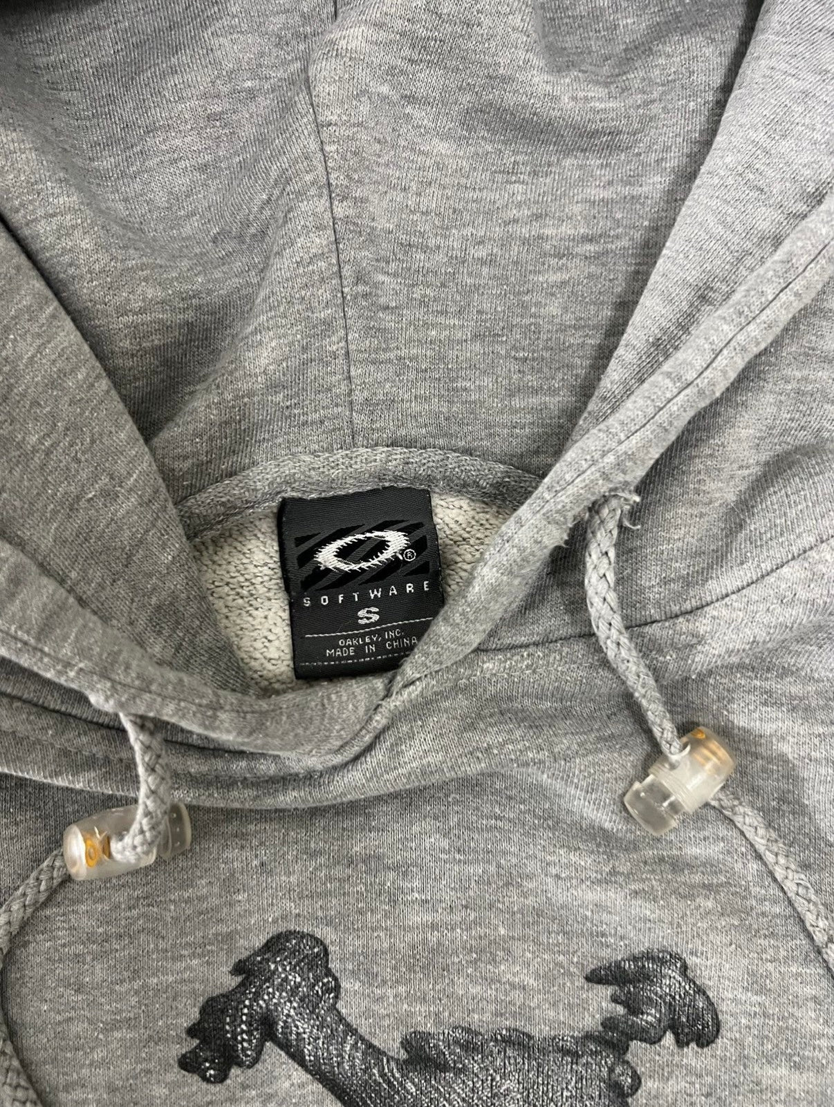 Oakley Software Skull Vintage Hoodie RARE