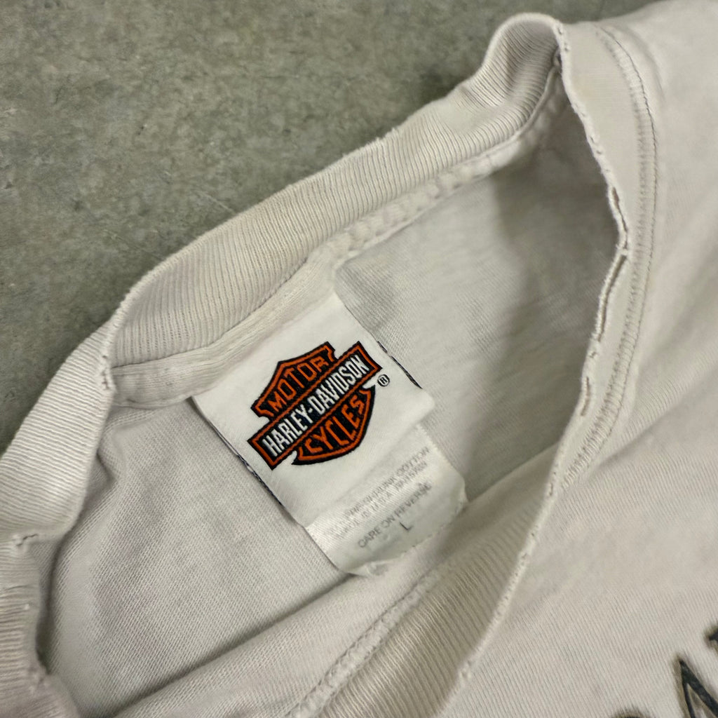 Harley Davidson skull hit long sleeve vintage large