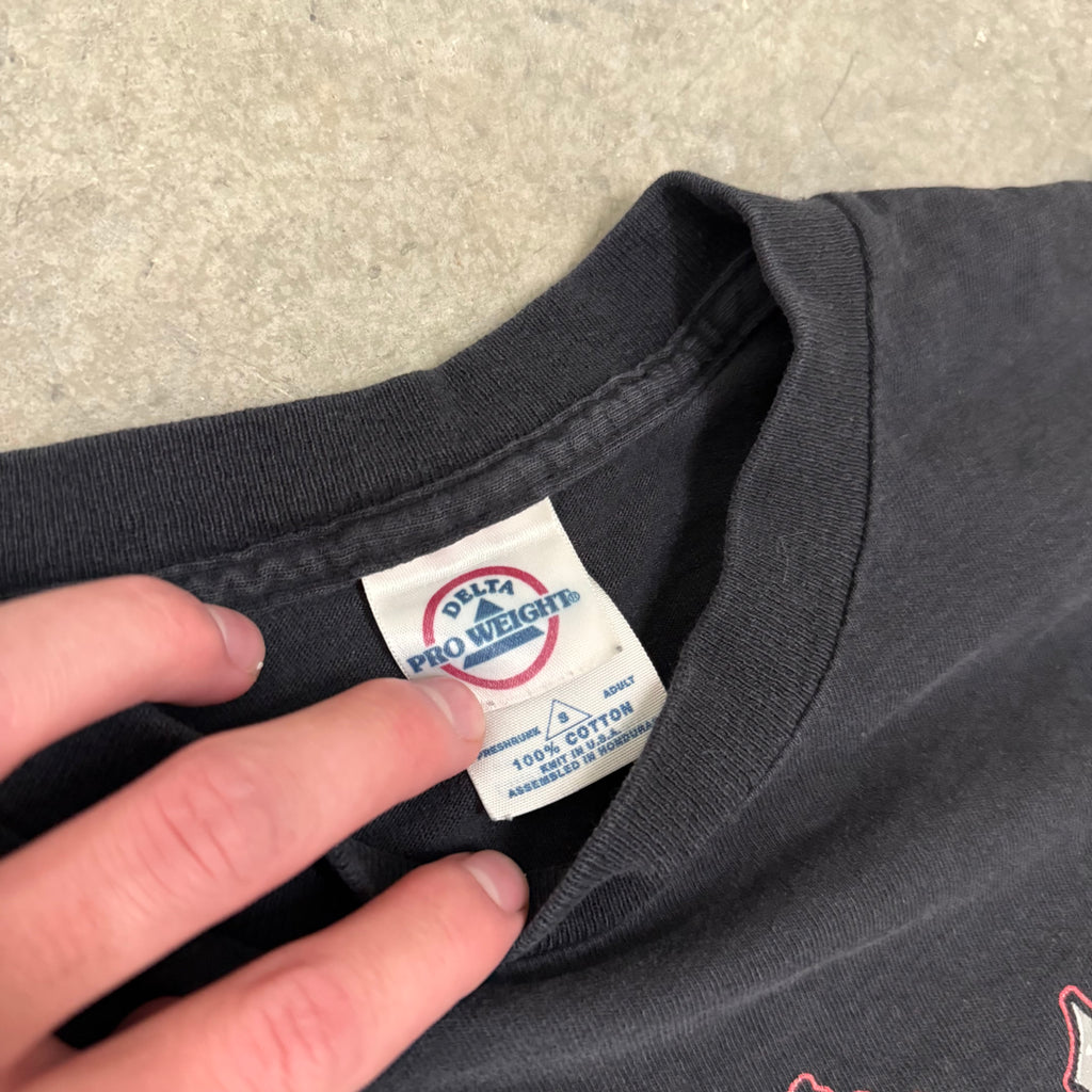 Grave digger 90’s flame long sleeve small