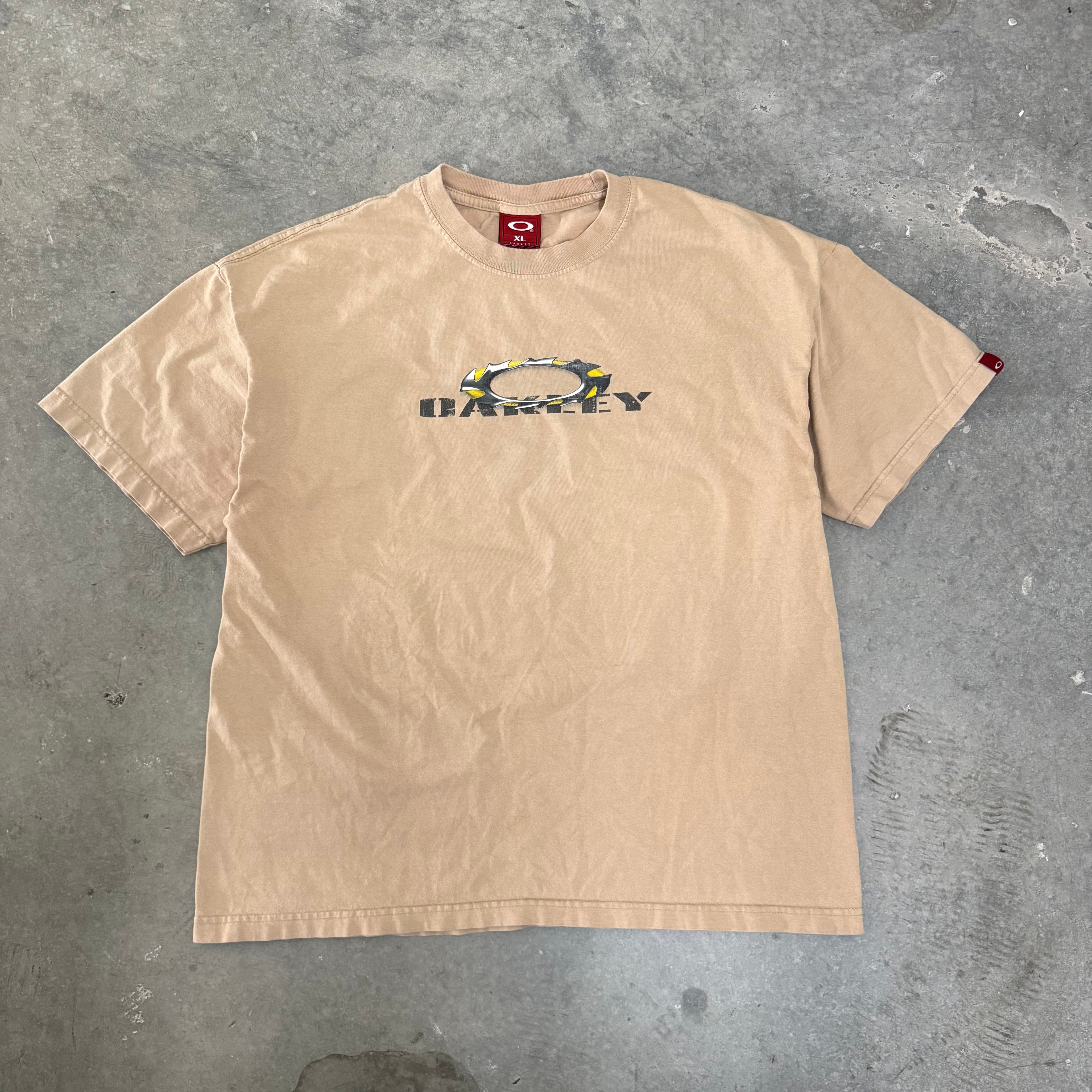 Oakley software vintage tan shirt XL