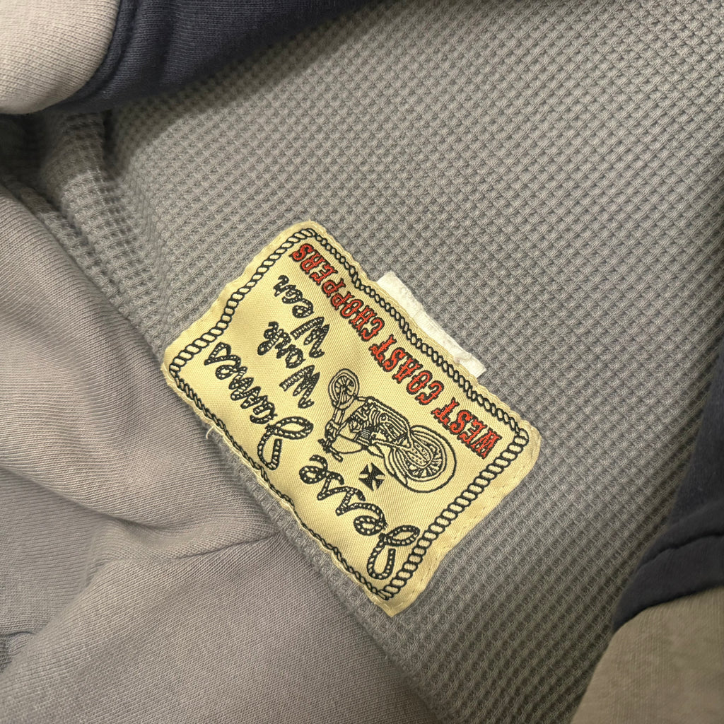 West coast choppers 90’s blue zip up GRAIL medium