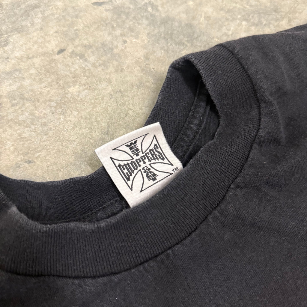 West coast choppers GRAIL skull flame long sleeve XL