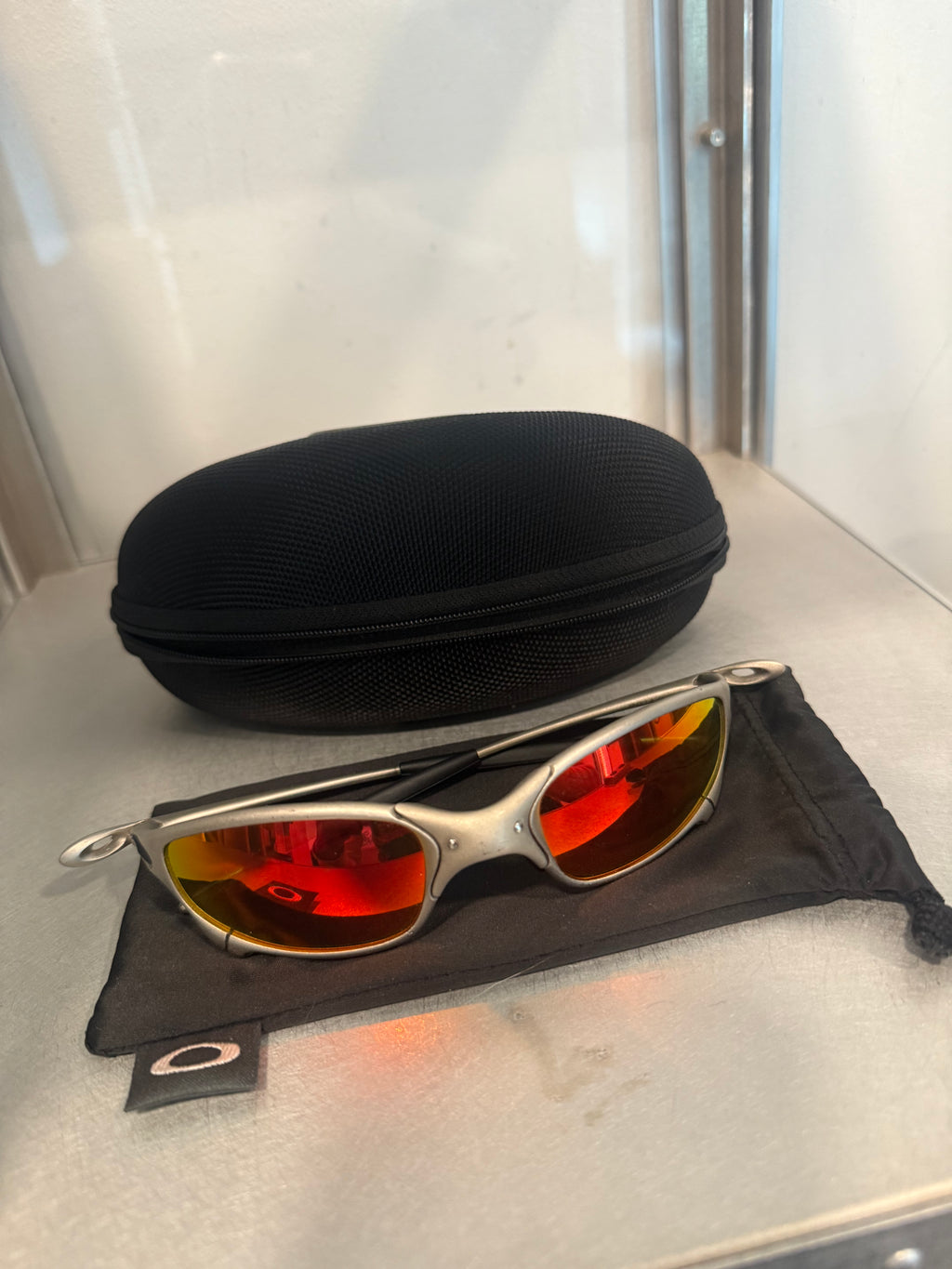 Oakley X Metal Juliet Vintage Sunglasses Plasma/Fire Iridium Rare