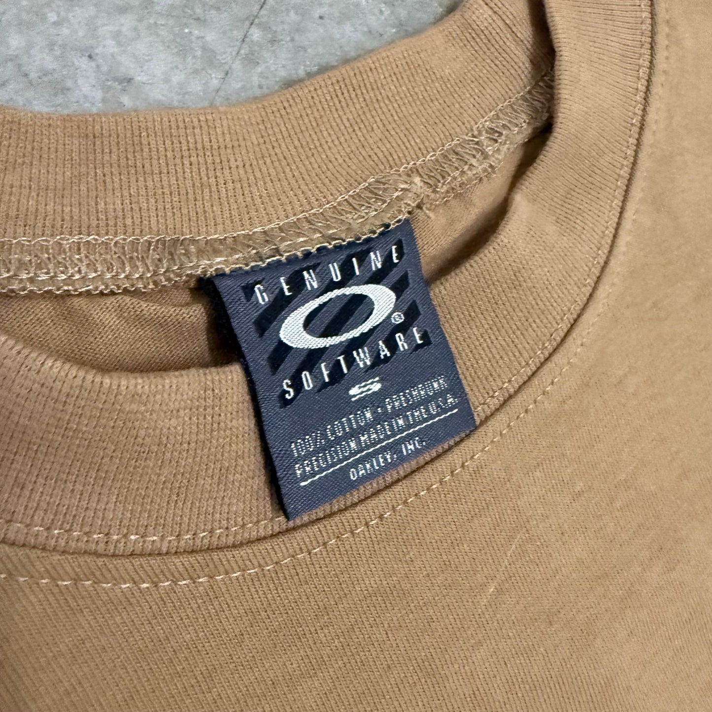 Oakley Software Vintage Icon T shirt Brown