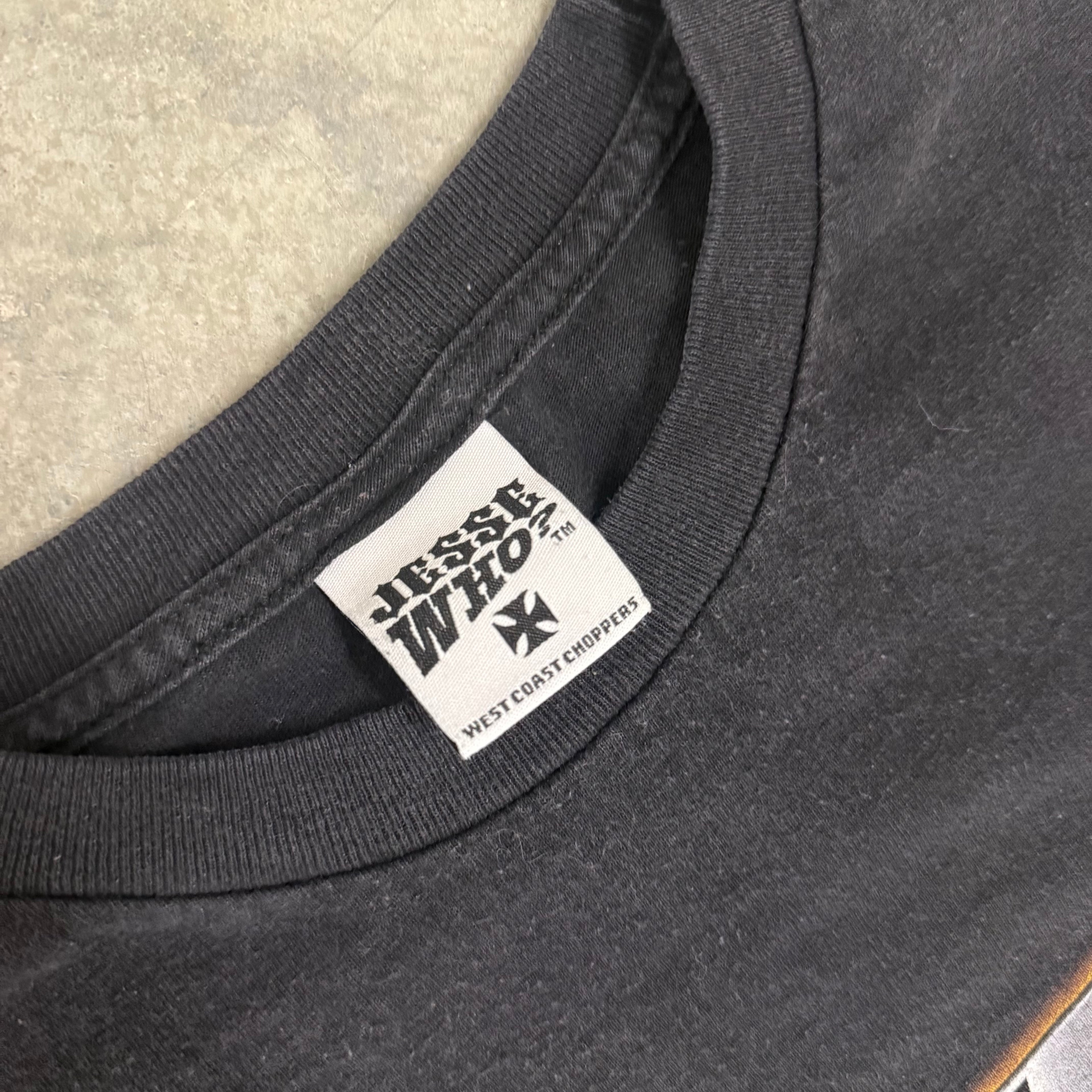 West coast choppers grail cross print long sleeve XL