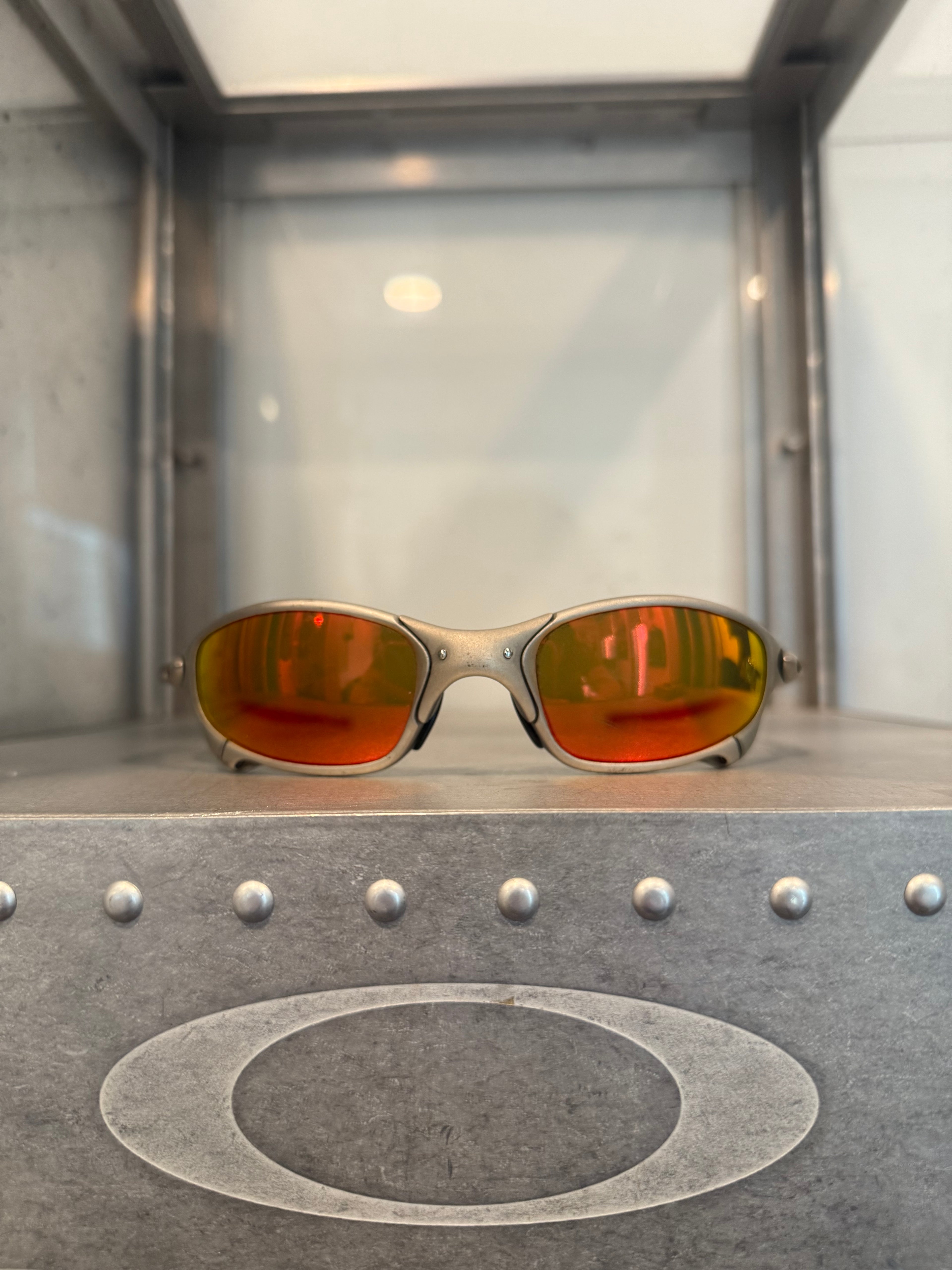 Oakley X Metal Juliet Vintage Sunglasses Plasma/Fire Iridium Rare