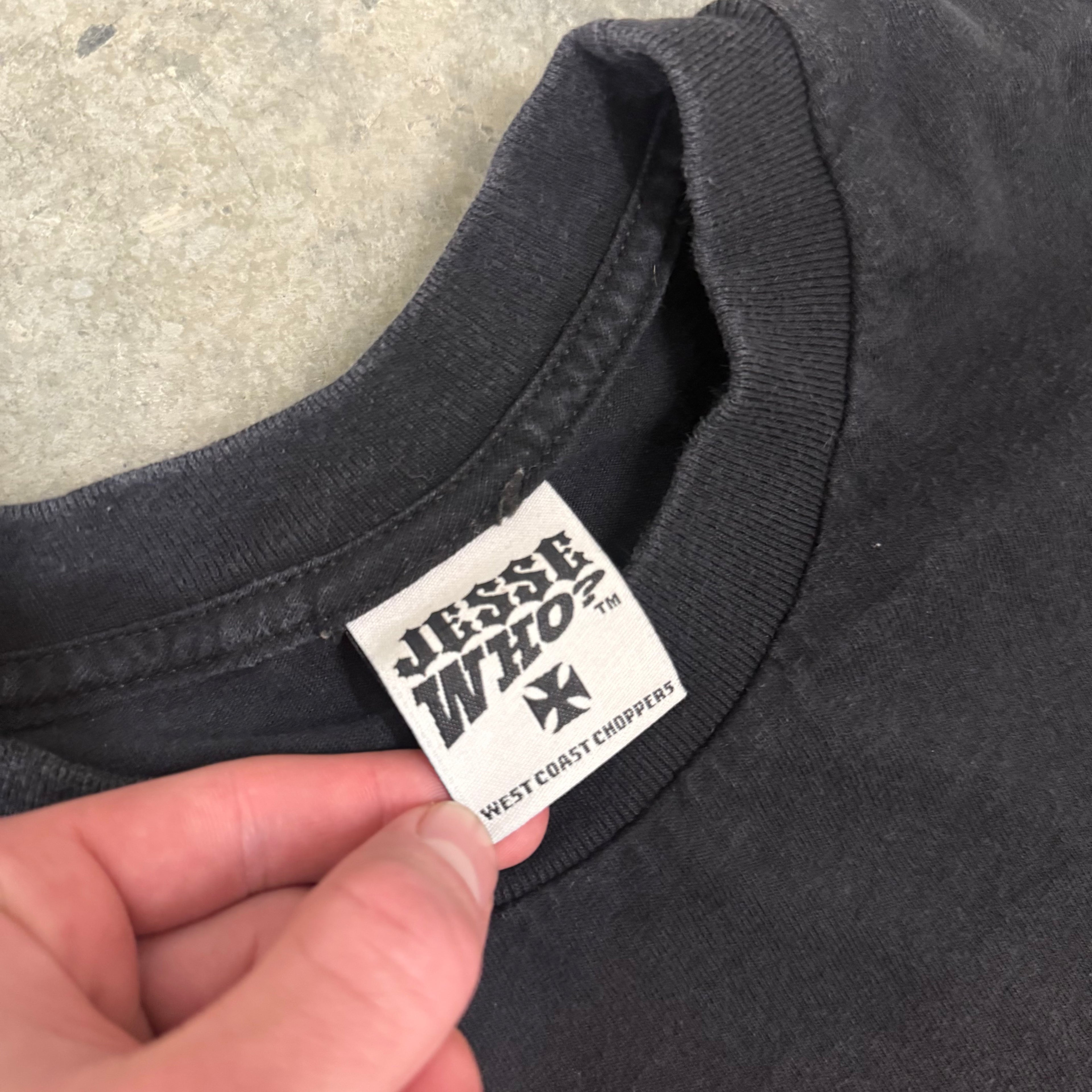 West coast choppers GRAIL skull flame long sleeve XL