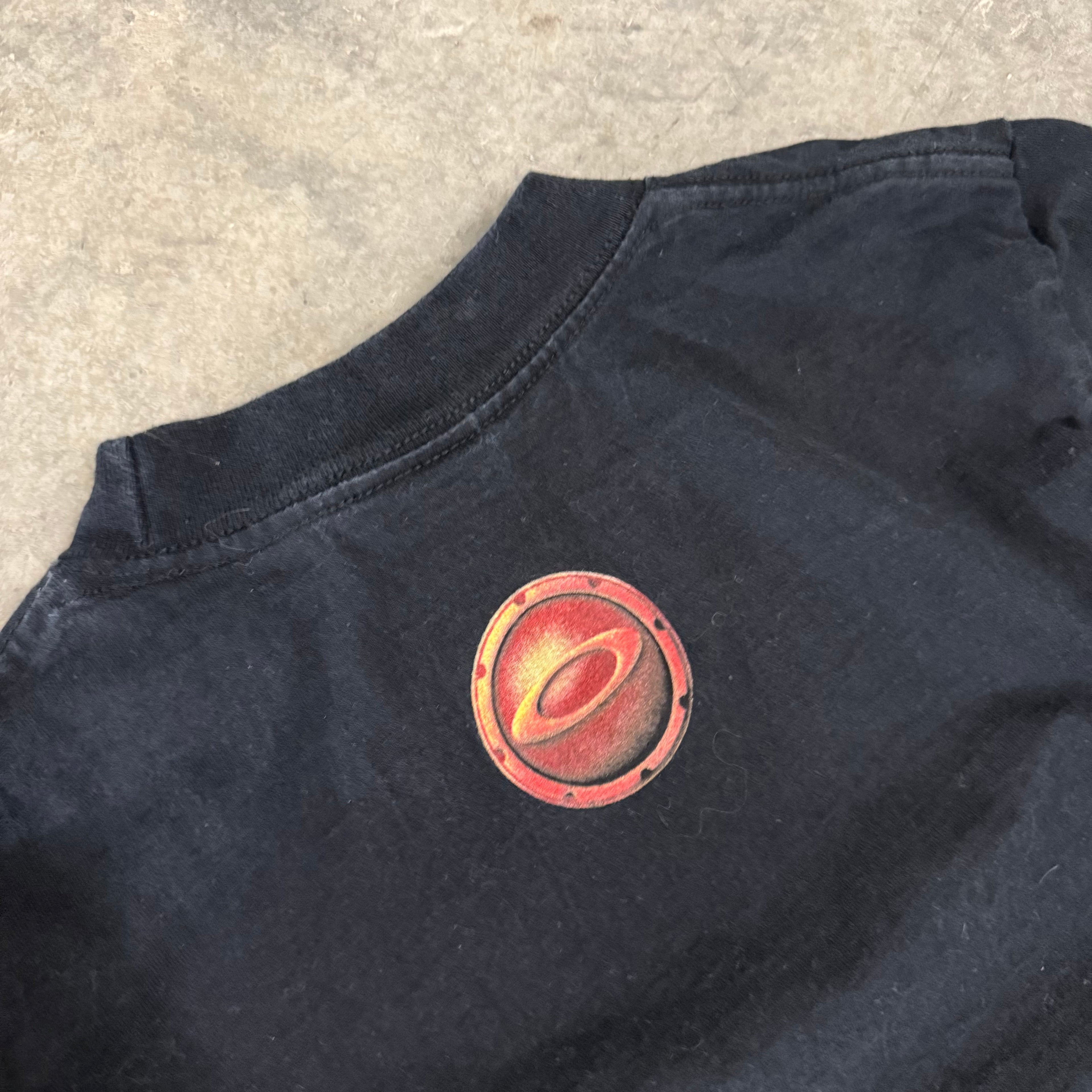 Oakley Software black/red Rare 90’s shirt small
